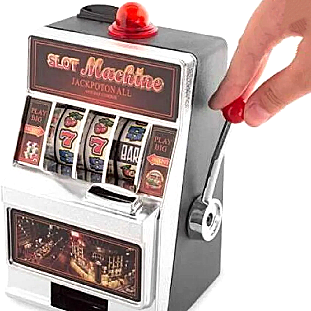 Kasička herní automat s LED a zvukem – Sparautomat Jackpot