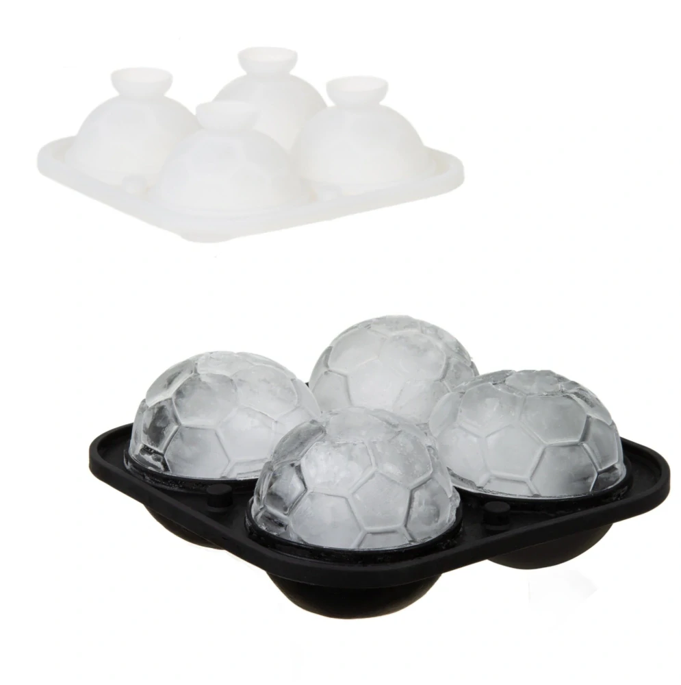 Dárková sada pro fotbalového fanouška – sklenice na whisky s míčem a forma na led