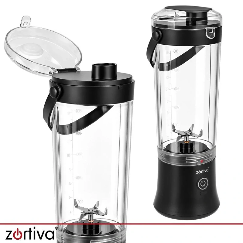 Přenosný mixér Zortiva ShakeWave 600 ml – USB-C, drtí led