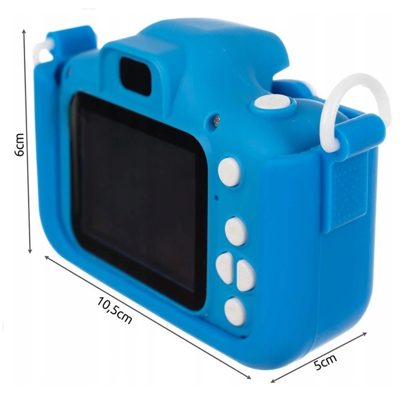 Malý kočičí digitální fotoaparát 1080P - modrobílý