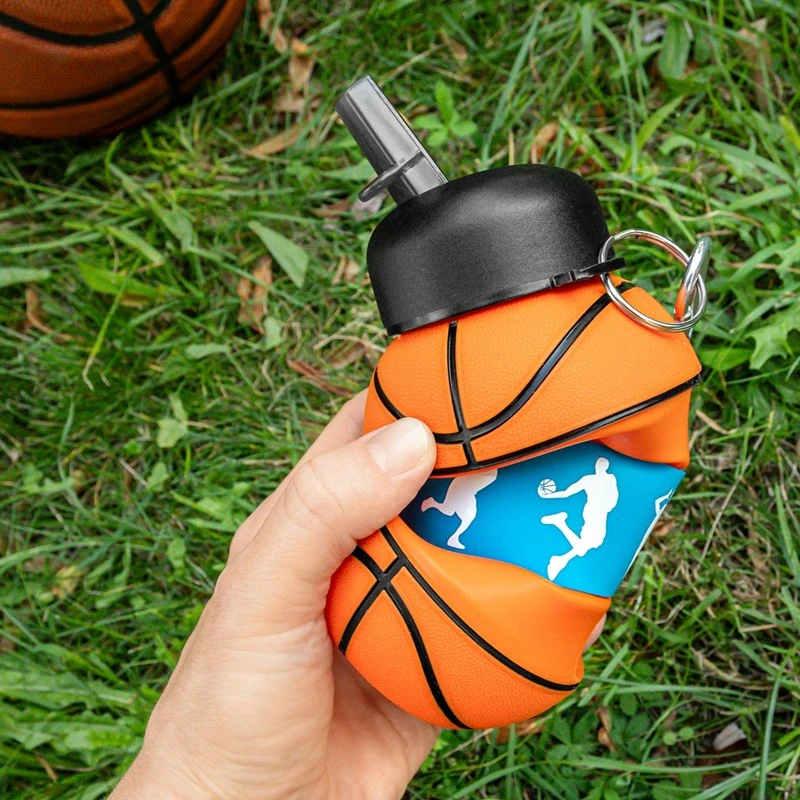 Skládací láhev 0,55 l - Basketbalový míč