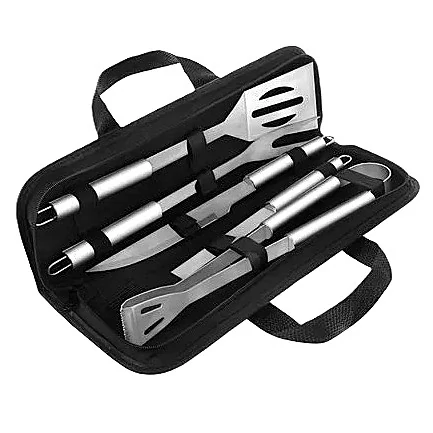Sada grilovacích nástrojů 5 ks 27182 – nerez, kompaktní pouzdro na zip