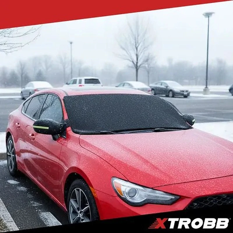Kryt čelního skla proti námraze Xtrobb 183 × 80 cm s návleky na zrcátka