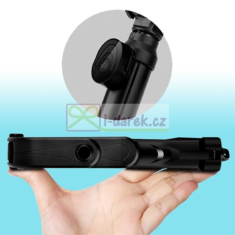 Selfie tyč se stativem 72cm s Bluetooth ovládáním