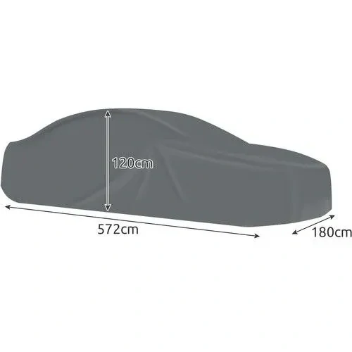 Autoplachta na střední a velká auta Xtrobb – 572 × 180 × 120 cm, šedá