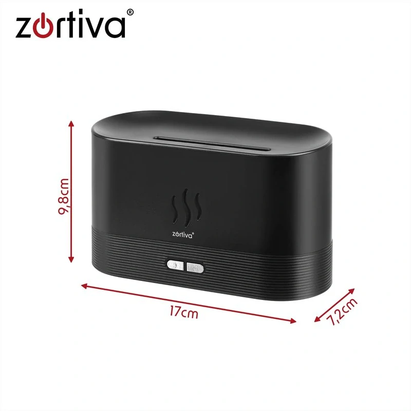 Aroma difuzér a zvlhčovač s efektem plamene Zortiva 180 ml