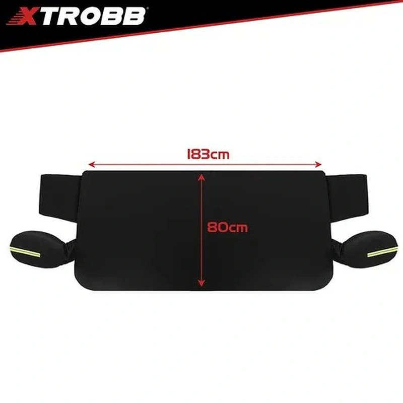 Kryt čelního skla proti námraze Xtrobb 183 × 80 cm s návleky na zrcátka