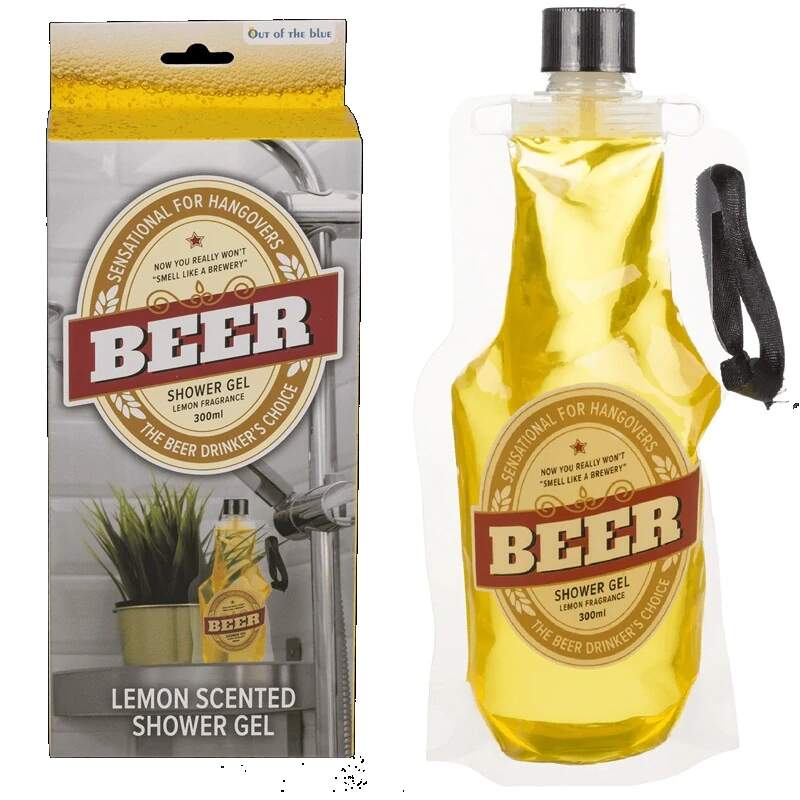 Sprchový gel ve tvaru piva 300 ml – vtipný dárek pro pivaře