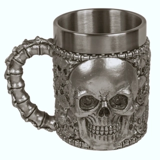 Korbel skulls - stříbrný