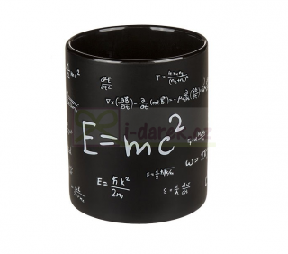 Obří matematický hrnek 0,85l - černé