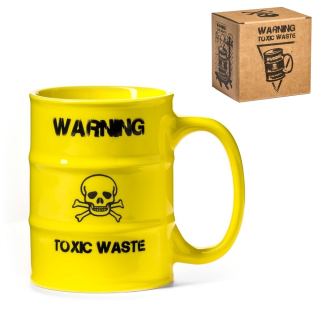 Originální hrnek toxický odpad - Warning toxic waste