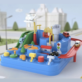 Mechanická interaktivní  autodráha 4 autíčka - Car adventure