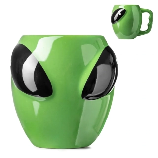 Mimozemský hrnek Alien 450 ml - zelený