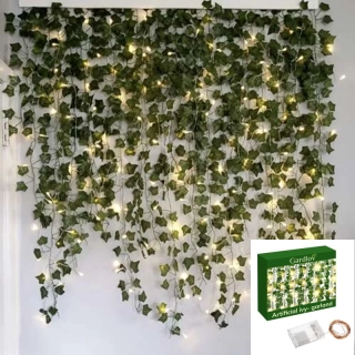 Umělý břečťan 12ks x 2,1m - 50 LED světel