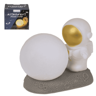 LED lampička měsíc a ASTRONAUT – zlaté hledí