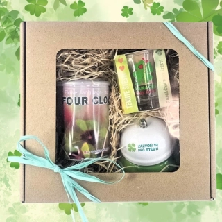 Sada pro štěstí – vypěstuj si čtyřlístek, zvonek a frťan pro štěstí – Darot