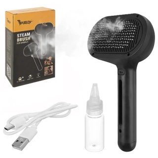 Parní kartáč pro psy a kočky 26905 – elektrický, samočisticí, USB-C nabíjení