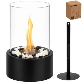 Biokrb 28 × 16 cm 26300 – volně stojící, skleněný, bez komína